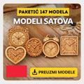 147 CNC 3D modela satova – dekoracija koja se uvek prodaje