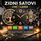 Modeli satova za rezanje na CNC laseru