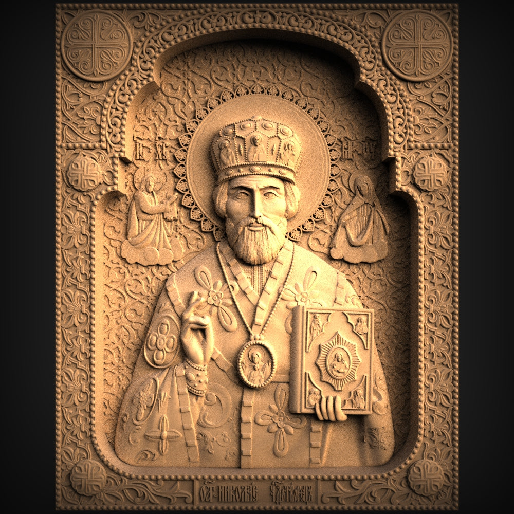 405 CNC 3D modela – ikone i religijski motivi