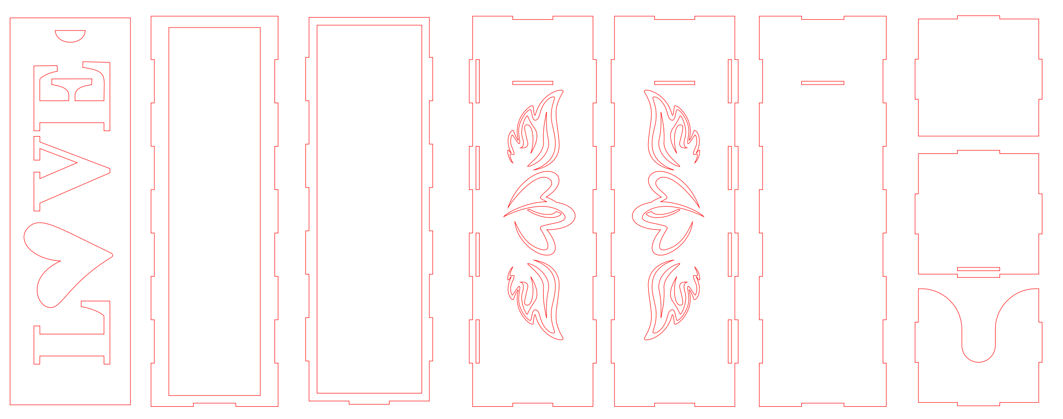 CNC LASER MODELI – KUTIJE ZA VINO (PAKET ZA DAN ZALJUBLJENIH)