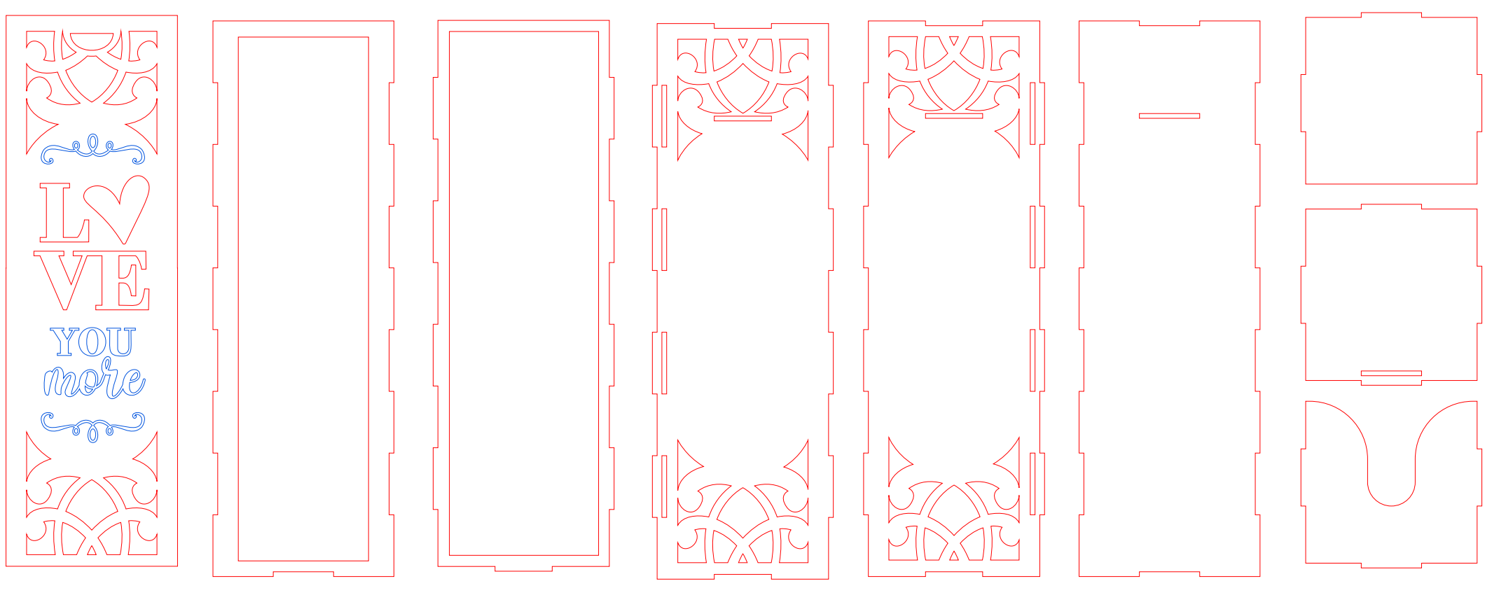 CNC LASER MODELI – KUTIJE ZA VINO (PAKET ZA DAN ZALJUBLJENIH)